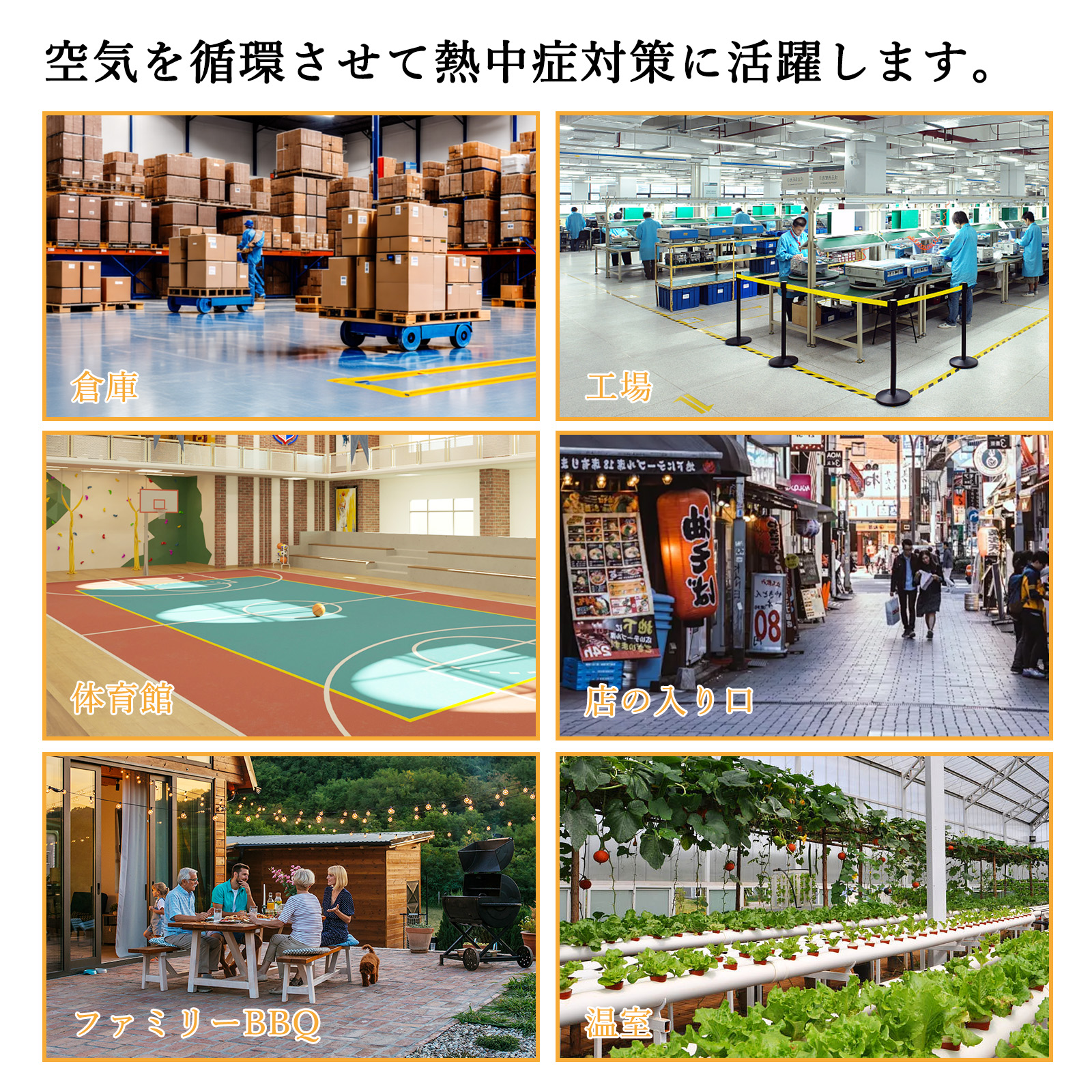 GarveeLife 工場扇 45cm 工業用扇風機 大型 スタンド型 換気 業務用 大型扇風機 強力 強風 倉庫 学校 イベント 工場用 - 画像 (10)