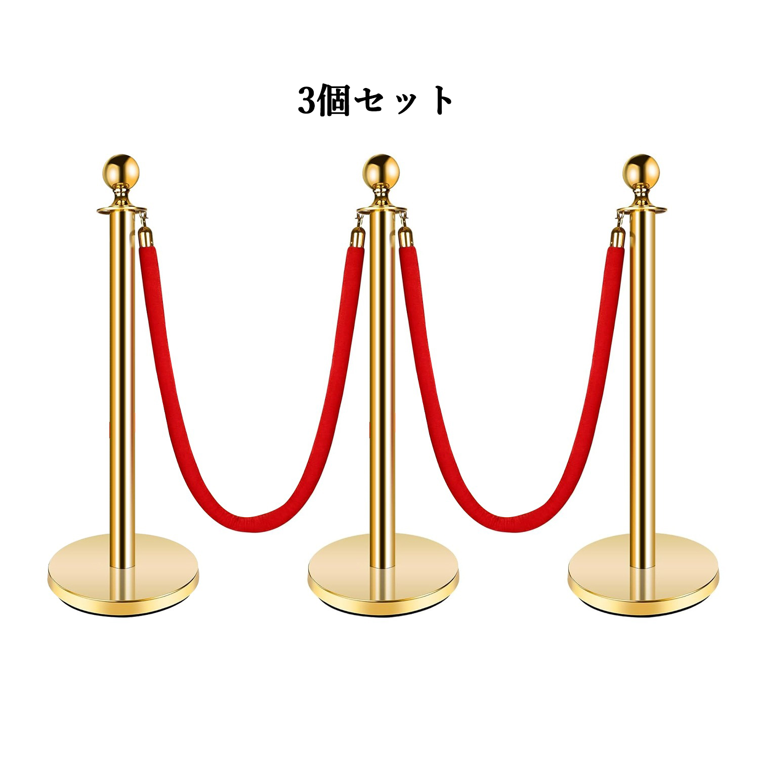 ロープパーテーションセット - 画像 (6)