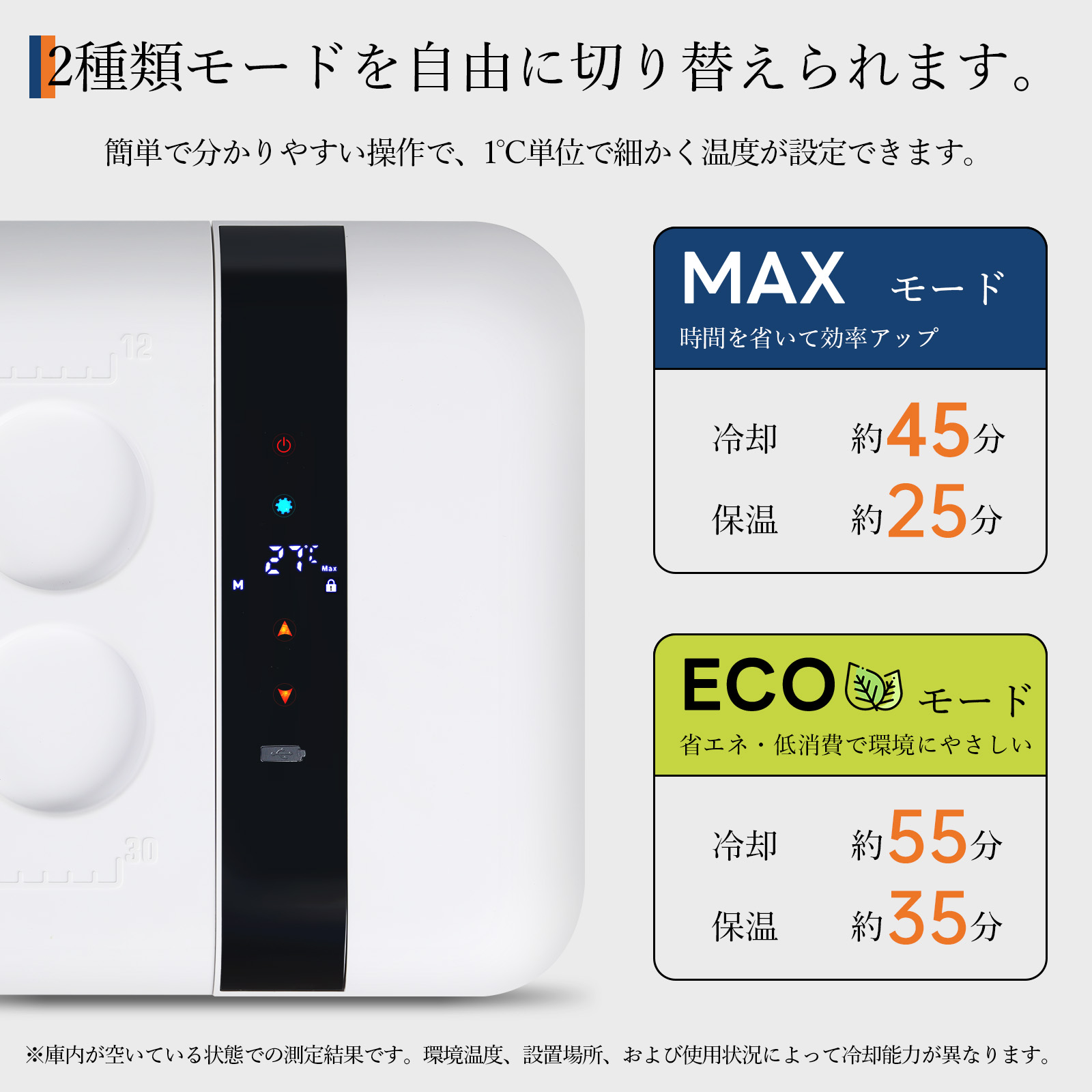 車載冷蔵庫 冷蔵庫 保温 15L -20℃~60℃ 12V/24V車に対応 AC/DC電源対応 キャンプ アウトドア 防災 - 画像 (6)