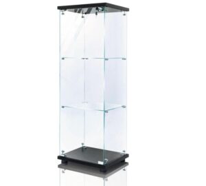 GarveeLife コレクションケース ガラス LEDライト付き 鍵付き コレクションボード