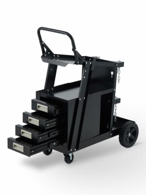 GarveeLife 溶接機カート 溶接機台 ウェルダーカート 溶接機移動台 ボンベカート ツールカート 工具カート キャスター付き 大容量