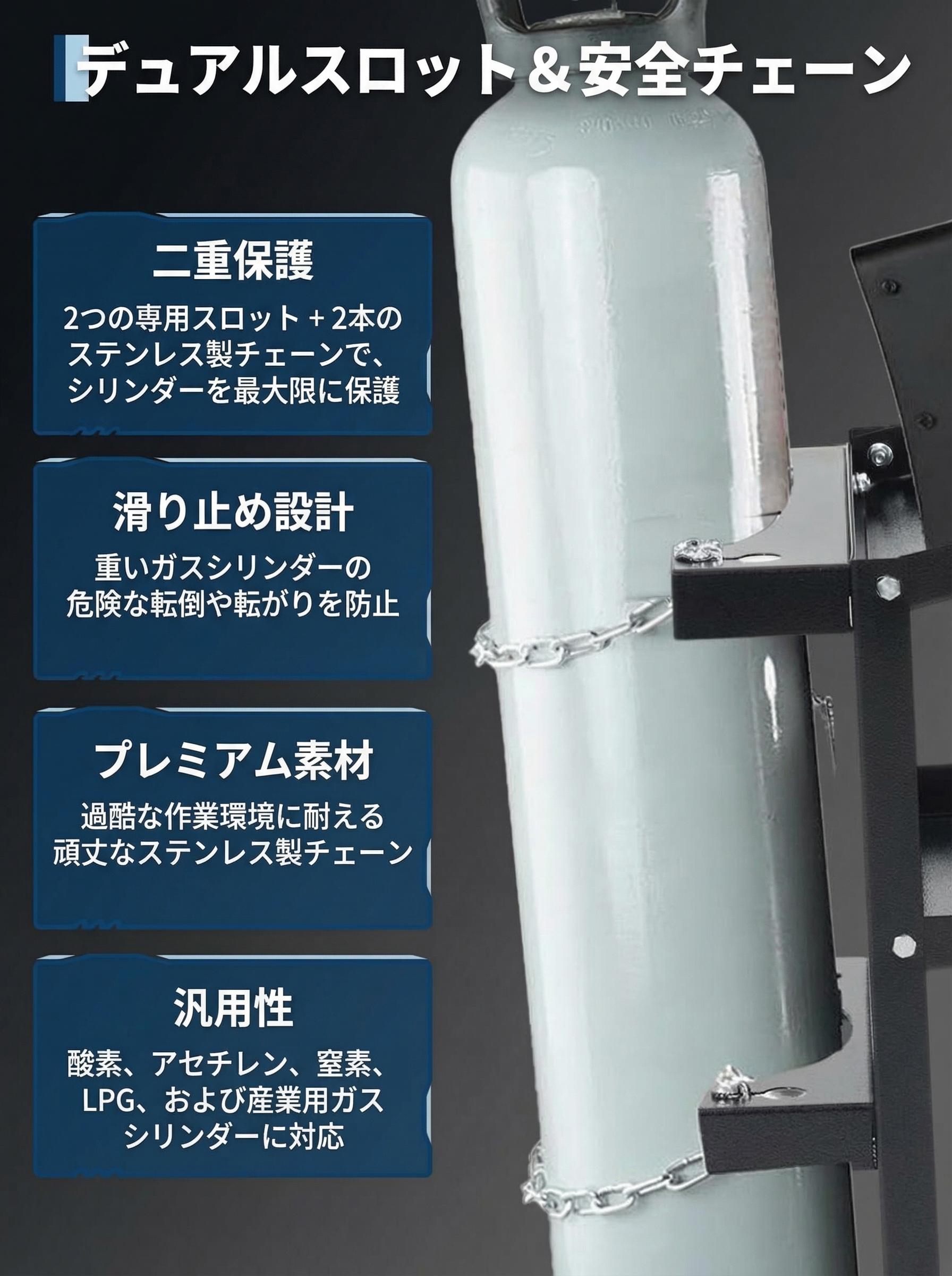 GarveeLife 溶接機カート 溶接機台 ウェルダーカート 溶接機移動台 ボンベカート ツールカート 工具カート キャスター付き 大容量 - 画像 (3)