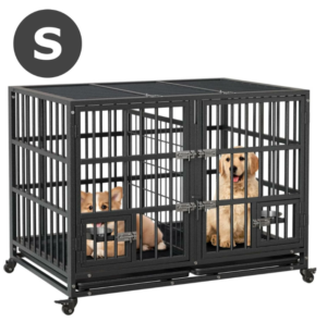 新登場お試し価格 ペットケージ 犬ケージ ペットサークル 屋根付き ステンレス製 頑丈 小型犬 中型犬 大型犬 ダブルドア付き 室内 屋外 キャスター付き おしゃれ 犬小屋 (複製)