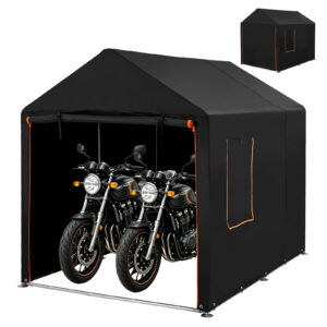 GarveeLife-バイクガレージ サイクルハウス 自転車置き場 厚手 カバー サイクルポート ガレージ 物置 ガレージテント バイク 屋外
